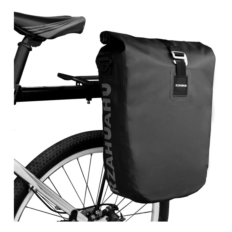 LIFCAUSAL Sacoche Vélo Arrière Étanche 20L - Porte-Bagages Latéral avec Compartiment Ordinateur, Sacoche Multifonction pour Voyage à Vélo et