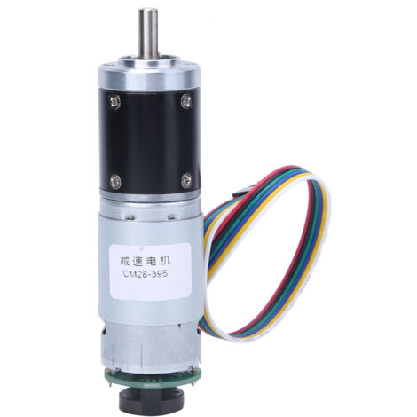 Moteur à Engrenages DC 12V 330 Tours par Minute avec Codeur Intégré