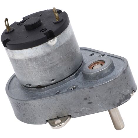 Moteur à engrenages DC 12V 5RPM en acier allié pour robots et équipements automatisés