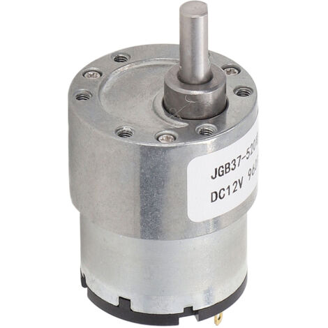 Moteur à Engrenages DC 12V 960RPM avec Bobine en Laiton, Grande Torsion et Rotation CW/CCW