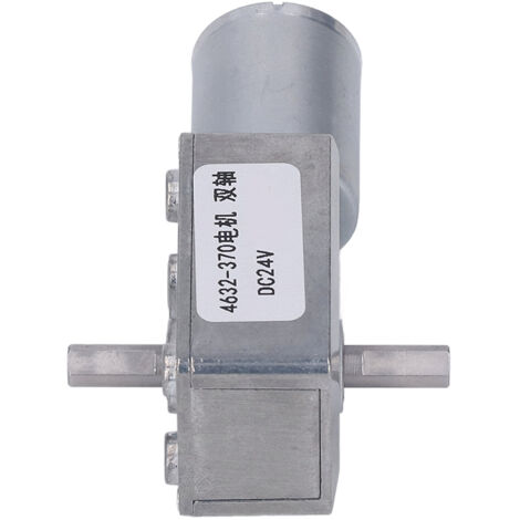 Moteur à Engrenages DC 24V à Double Arbre avec Réducteur et Autobloquant 150RPM