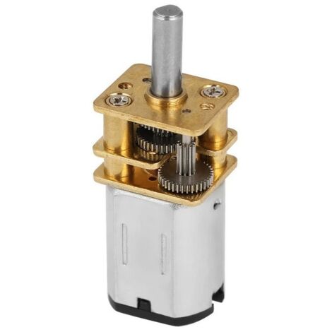 Moteur à engrenages GA12-N20 pour voitures intelligentes, moteur miniature CC à engrenages 3V/6V/12V, moteur à basse vitesse.
