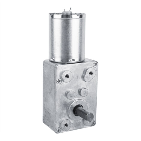 Moteur à Engrenages Réversible 12V DC 100 RPM avec Couple Élevé