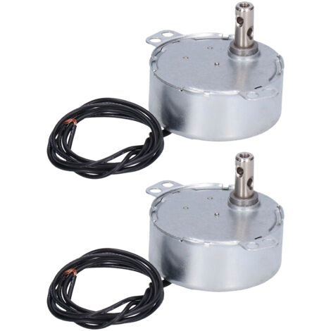 Moteur AC, Mini Moteurs Électriques CW/CCW Direction 2Pcs pour Appareils Ménagers pour Appareils Rotatifs.