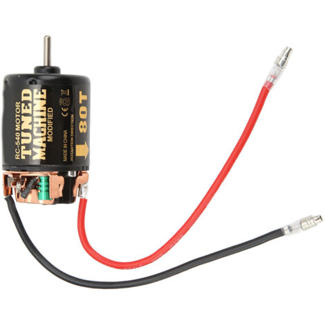 Moteur brossé RC 540 80T pour véhicules 1/10, pièce de rechange et amélioration pour AXIAL SCX10 90046.
