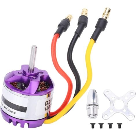 AUTRES Moteur Brushless, D2830 RC Outrunner Accessoire De Modélisation sans Balais pour Mini Multicopters Avion Hélicoptère Télécommande Pièces DIY Quadricoptère Copter Multi Drone FPV Model(1300KV)