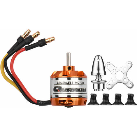 Moteur Brushless Outrunner haute Performance pour bricolage modèle avion RC voiture Mini Multicopter hélicoptère quadrirotor, D2826-13 1000KV