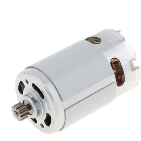 Moteur CC RS550, 10,8 V, 19 500 tr/min, double vitesse, boîte de vitesses à 11 dents et couple élevé pour la charge sans fil.
