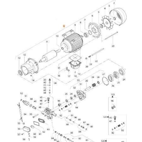 MOTEUR COMPLET ORIGINAL EMAK CH18310655