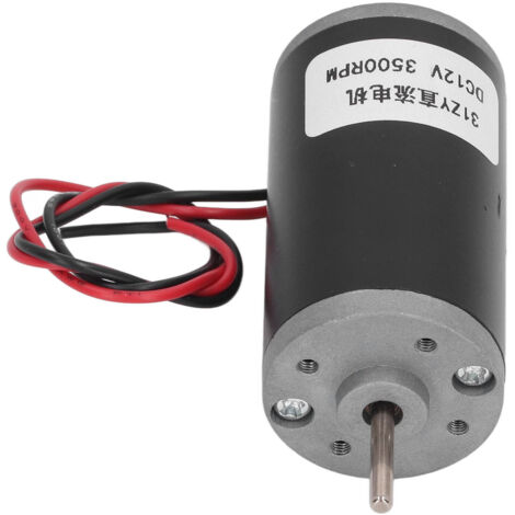 Moteur DC 12V 3500 tours/min à vitesse variable pour systèmes de chauffage, éclairage et ventilation, rotation horaire et anti-horaire