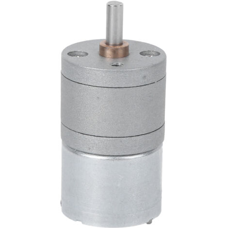 Moteur DC Mini à balais, couple élevé et faible bruit, 6V/12V, arbre 4mm pour robots et rideaux électriques, 12V-102RPM