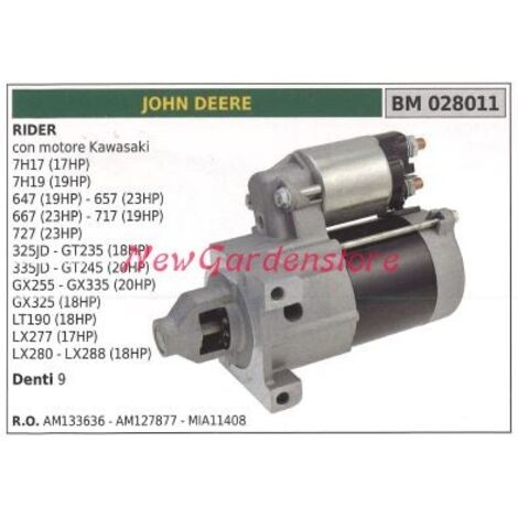 Moteur de démarrage pour tracteur de pelouse KWSK 7H17 028011