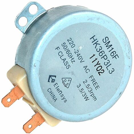 Moteur de plateau tournant (795210596, 175214) Four micro-ondes AEG, ARTHUR MARTIN ELECTROLUX, CANDY, ELECTROLUX, GORENJE, ROSIERES, SMEG, ZANUSSI