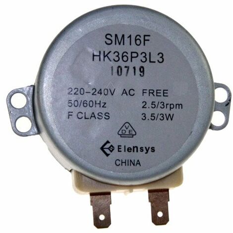 MOTEUR DE PLATEAU TOURNANT HK36P3L3 POUR MICRO ONDES TEKA KUPPERSBUSCH - 528891