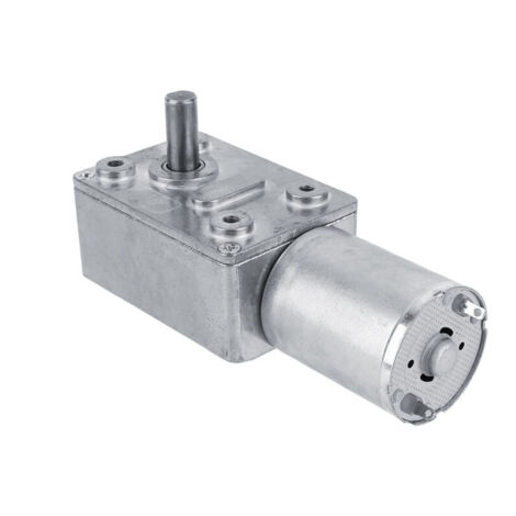 Moteur de réduction DC 12V 2RPM Moteur à engrenages à vis sans fin réversible à turbocompresseur élevé