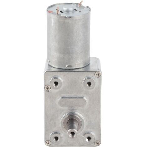 Moteur de réduction de Torsion élevée cc 12V, moteur à engrenage à vis sans fin 100 tr/min pour ouvre-porte et fenêtre, treuil Miniature