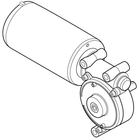Moteur de remplacement pour motorisation coulissante SL524 SL524CB SL424 – Encodeur HALL pour performance optimale – Compatible Cardin - SL524-SL524CB-SL424-