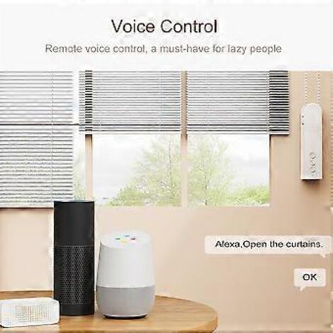 Moteur de rideau à cordon Tuya Smart avec télécommande, moteur électrique pour volet roulant à billes
