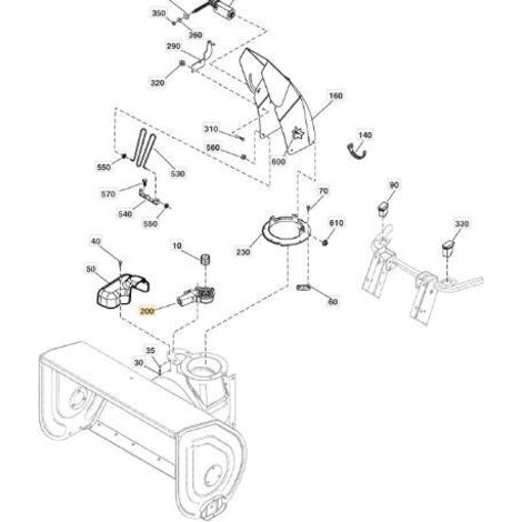 MOTEUR DE ROTATEUR DE BEC ORIGINAL STIGA - 1812-2735-01