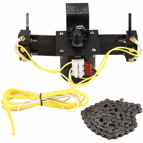Moteur de rotation d'œufs 220V pour incubateur industriel automatique avec chaîne de 100cm