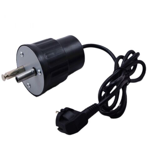 Moteur de rôtissoire électrique 1000 W, barbecue de camping en aluminium, kit de rôtisserie, charge nominale (prise UE)