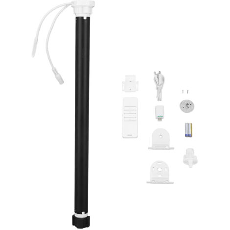 Moteur de store enrouleur électrique moteur de rideau d'ombrage de fenêtre à rouleau tubulaire rechargeable intelligent compatible avec tube de 38 mm 40 mm DC7.4V