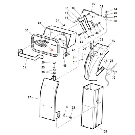 Moteur d'essuie-glace PG SR ORIGINAL GIANNI FERRARI BFB 00777800243