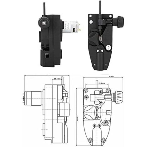 Moteur Dévidoir Fil Soudure Mig 24V 10W Automatique Faible Bruit 0.6-1.0mm
