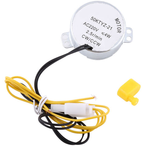 Moteur d'incubateur de rotateur d'oeufs de 1PC CW/CCW avec le connecteur (220V)