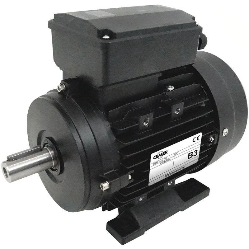 Moteur électrique 220v 0,18 Kw 1000 Tr/min Condensateur Permanent - My7116b3 Bride B3