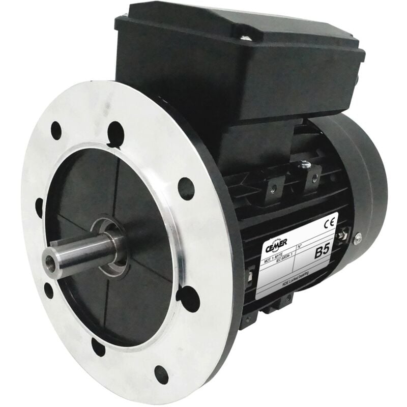 Cemer - Moteur électrique 220v 0,37 Kw 1500 Tr/min Condensateur Permanent - My7124b5 Bride B5
