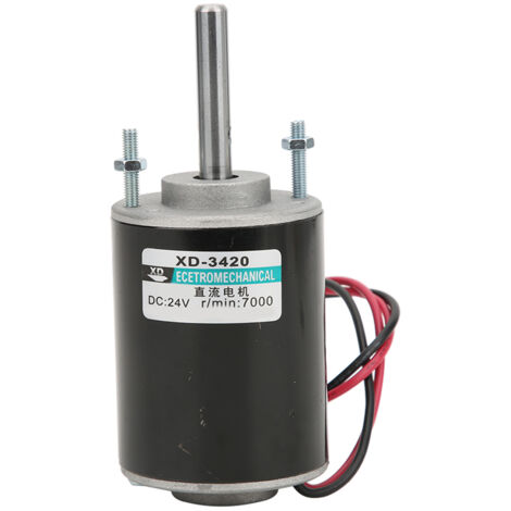 Moteur électrique 24V 30W à aimant permanent, 7000 tr/min, rotation horaire/antihoraire