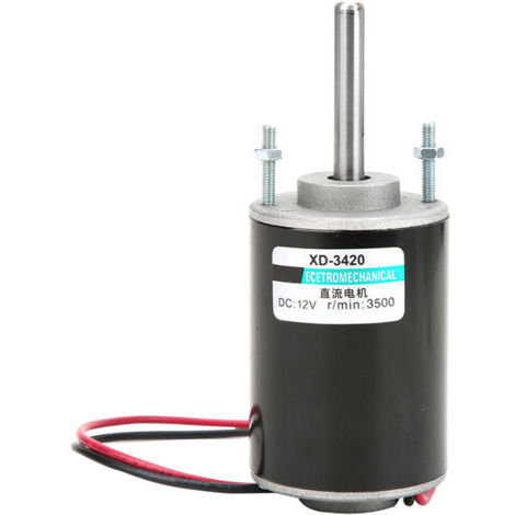 Moteur électrique à courant continu à aimant permanent 30 W CW/CCW haute vitesse (12 V 3500 tr/min)
