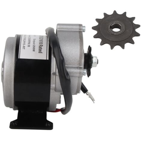 Moteur électrique à réducteur 24V 350W pour vélos et scooters électriques, avec pignon 13 dents