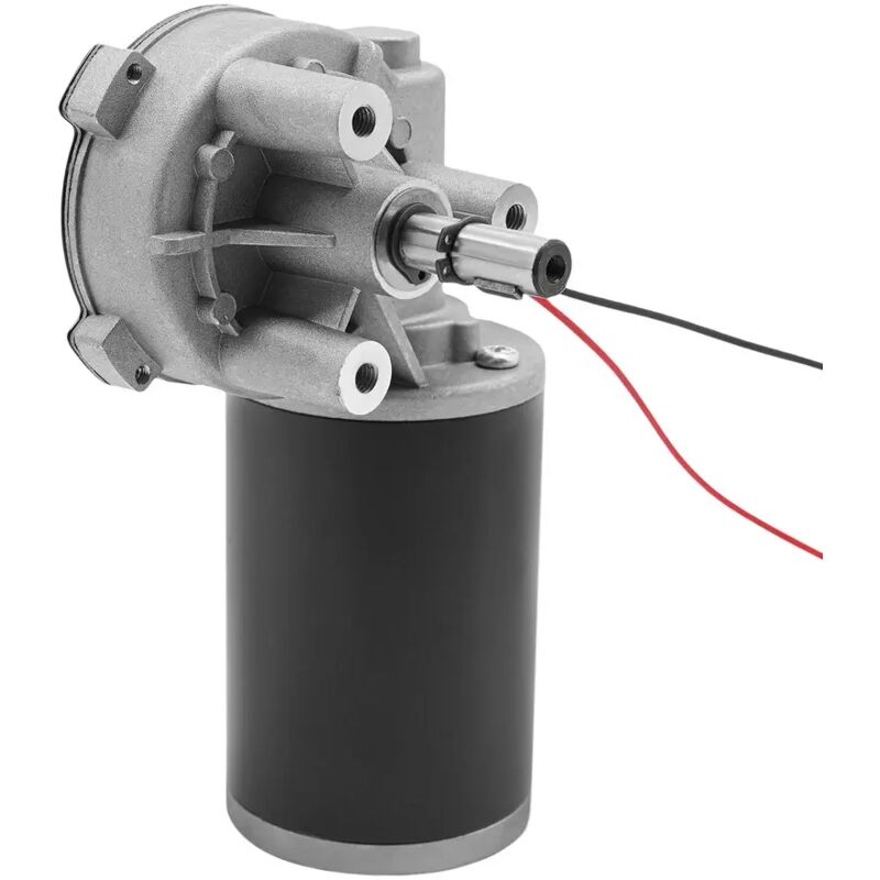 Moteur électrique à vis sans fin à angle droit réversible 220 RPM Couple 45W DC 24V