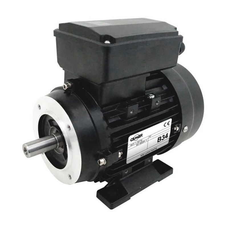 Moteur électrique 220v 0,25 Kw 1000 Tr/min Condensateur Permanent - My7126b34 Bride B34