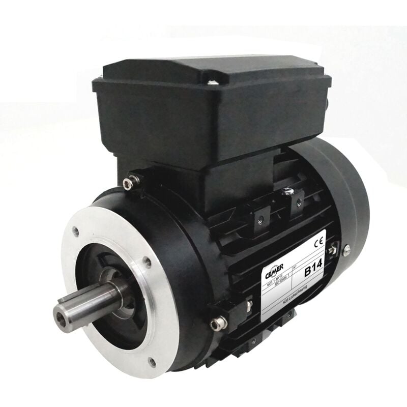 Moteur électrique 220v 1,1 Kw 3000 Tr/min Condensateur Permanent - My8022b14 Bride B14
