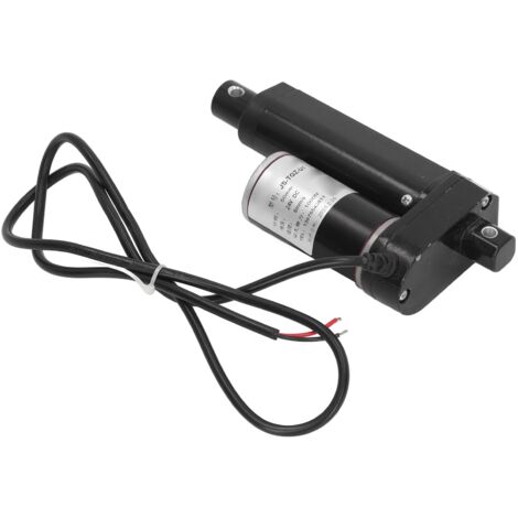 Moteur électrique linéaire 100N 24VDC, course 50mm, avec tige poussoir et engrenage métallique pour actionneur JS TGZ U1