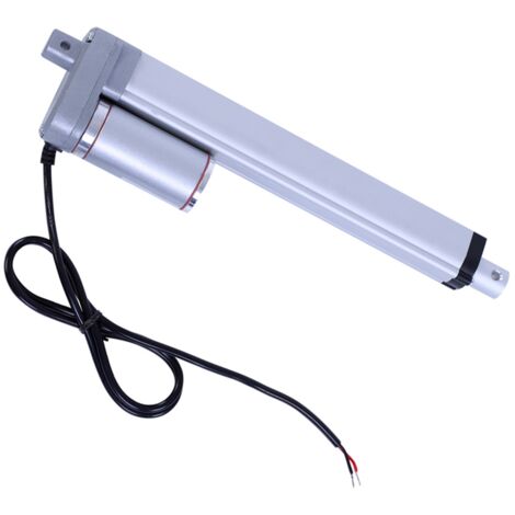 Moteur électrique linéaire 12V 1500N, course 200-750mm avec support (200mm) pour vérin de levage
