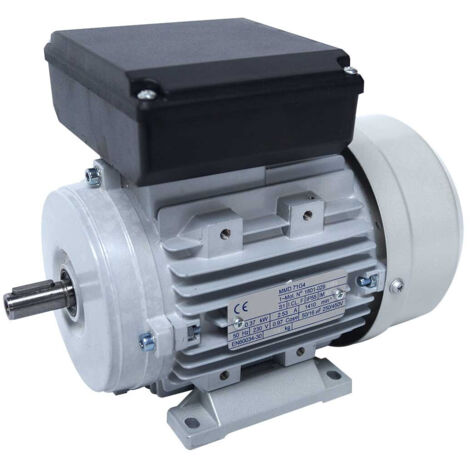 Almo – Moteur électrique monophasé 220V 0,37kW 3000tr/min – Indice de protection IP55 – Pour machines outils – Fixation B3 - Mmd71k2b3