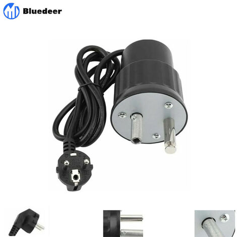 Moteur électrique pour tourne-broche barbecue – Charge maximale 24kg – Aluminium léger – Idéal pour barbecues en extérieur
