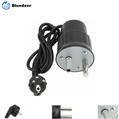 Moteur électrique pour tourne-broche barbecue – Charge maximale 24kg – Aluminium léger – Idéal pour barbecues en extérieur