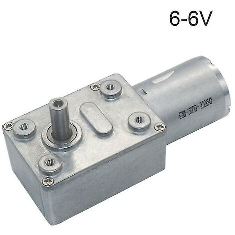Moteur électrique réducteur 6v/12v24v 2 tr/min à 375 tr/min moteur à couple élevéjgy370 - 6 12V- dontodent