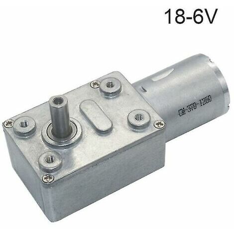 Moteur électrique réducteur 6v 18 tours/min moteur à couple