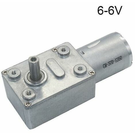 Moteur électrique réducteur 6v 6 tours/min moteur à couple