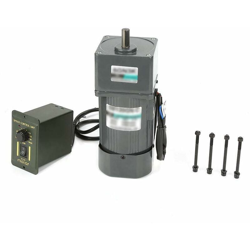 Moteur électrique réglable avec régulateur de vitesse, 220 v, 120 w, monophasé, couple élevé, moteur asynchrone 0-7,5 tr/min (180 k)