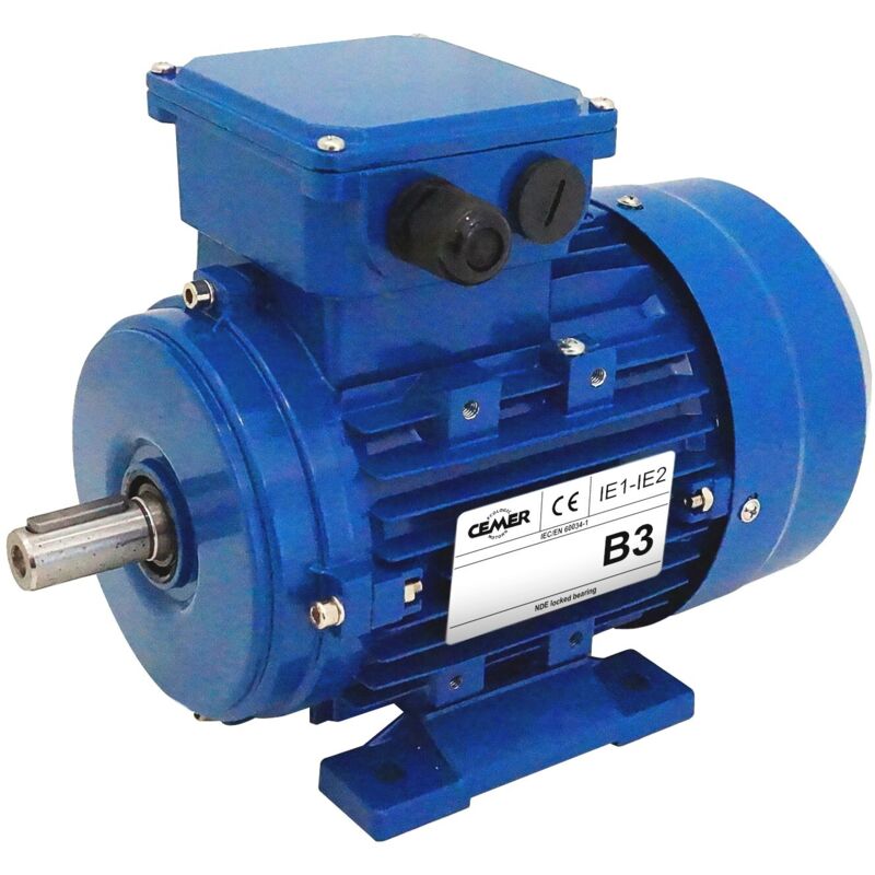 Cemer - Moteur électrique 230/400v 0,55 Kw 1500 Tr/min - Ms7134b3 Bride B3