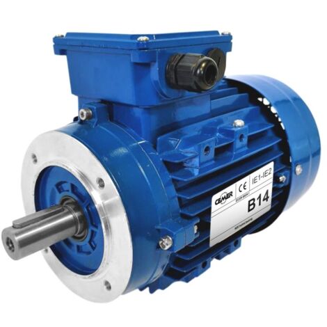 Moteur électrique Triphasé 230/400 V 20 Cv Cemer Ms 15 Kw 3000 Tr/min Asynchrone Bride B14 Protection Ip 55