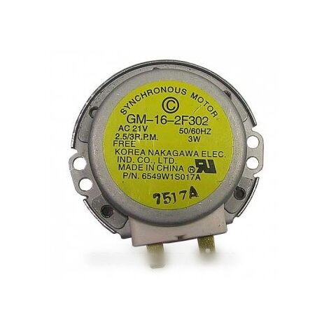 moteur entrainement plateau 21 v pour micro ondes LG