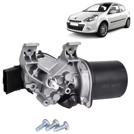 Moteur essuie-glace avant compatible pour Renault Clio 3 –
